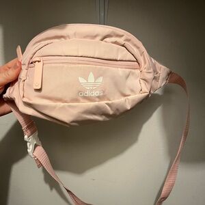 adidas Light Pink Trefoil Crossbody Waist Bag